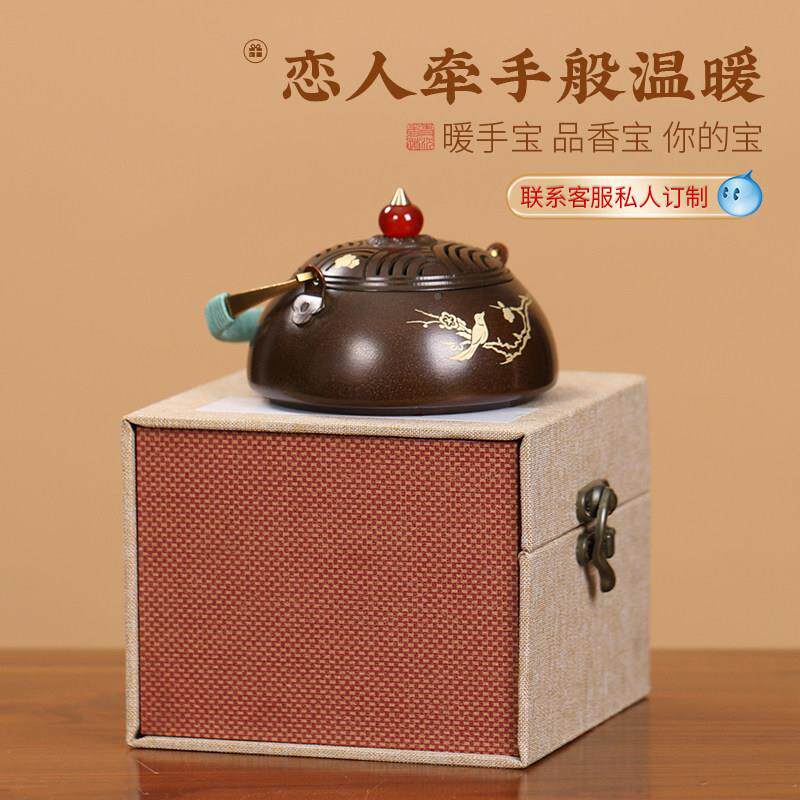 梅良辰炉国风手礼盒生日伴手礼物送女生梅景良辰朋蜜友闺小众显高