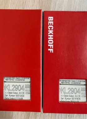 倍福模块 KL2904  包装齐全 炼接 现(个个配件)