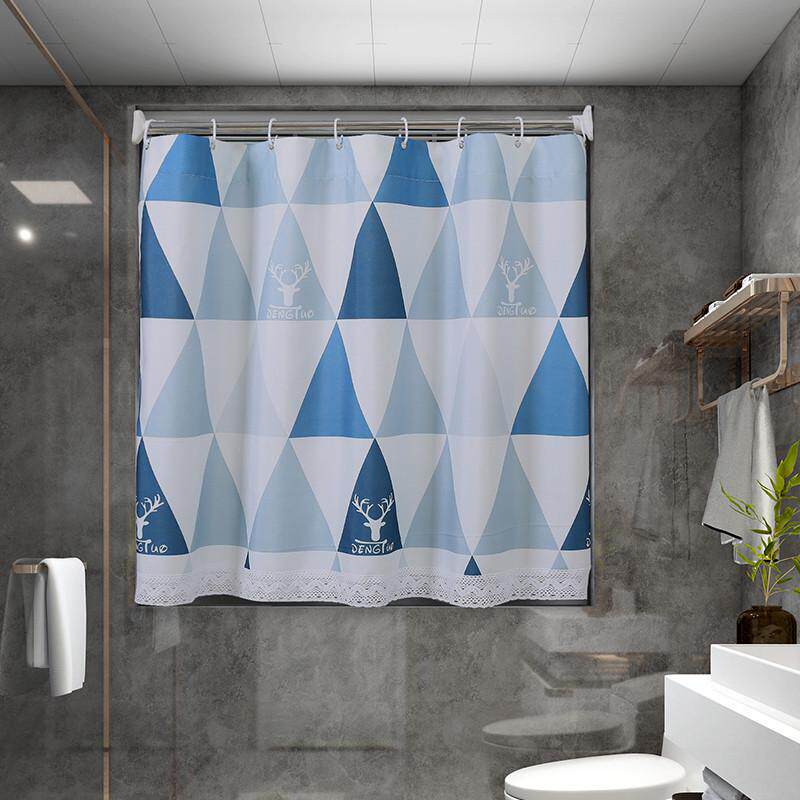 浴室窗帘卫生间防水遮光帘小短遮挡帘窗帘厨房帘防油窗帘飘洗手间