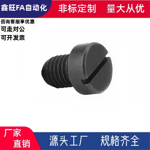 不锈钢薄头一字槽球头柱塞BPST4/5/6/8/10/12 BPNI4/5/6/8/10/12