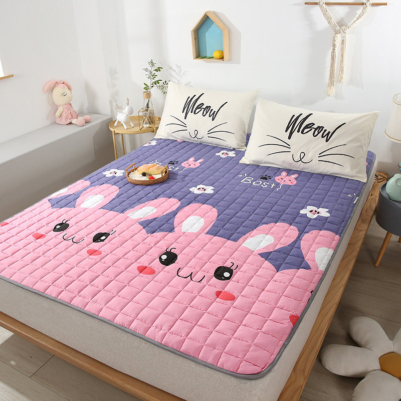 法兰绒床垫软垫家用垫被褥子被褥铺底单人学生宿舍1.5垫子双人1.8