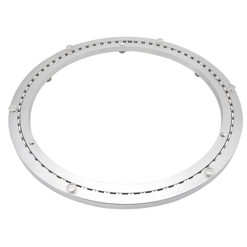 餐桌转盘轴承底座消音铝合金转芯家用玻璃桌子实木圆桌大理石旋转