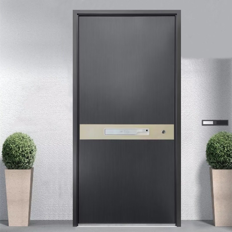 锌合金防盗门家用甲级仿铸铝钢雕入户门子母门进户门指纹锁别墅门