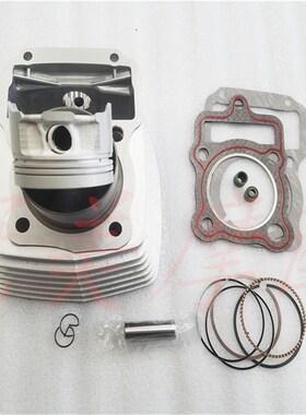 珠江ZJ125欧二小销套缸组合顶杆机CG125 13销套缸13肖活塞0.8mm环