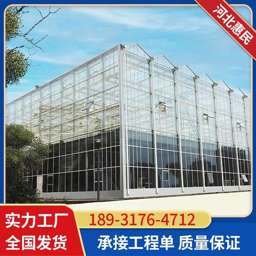 玻璃温室大棚骨架智能温室遮阳温室蔬菜花卉大棚育苗育秧养殖大棚
