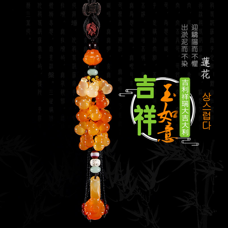 汽车挂件车内吊饰品女出入平安车子上吊坠高档玉石创意车载挂饰男