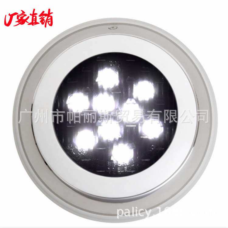厂家直供挂壁式LED灯不锈钢景观水下灯 防水IP68水下泳池灯照明灯