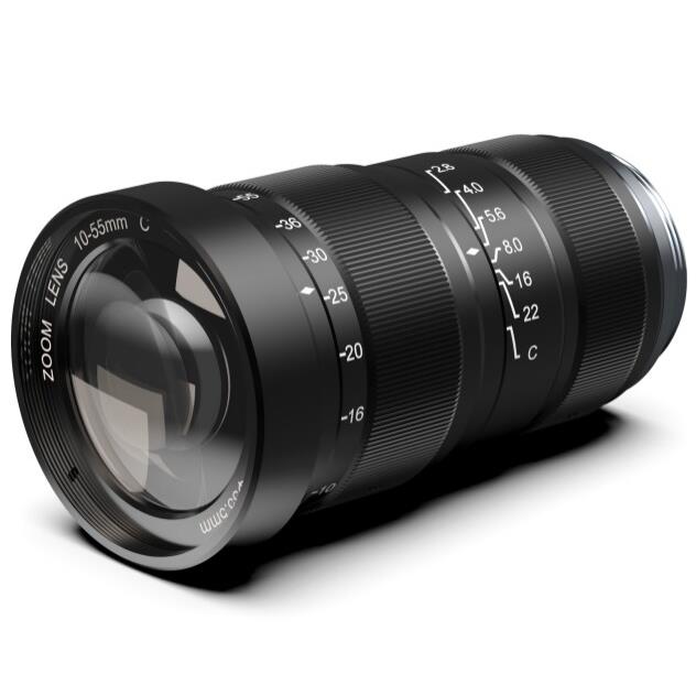 工业相机变焦镜头C接口手动变焦焦距5-50mm7-36mm10-50mm10-55mm