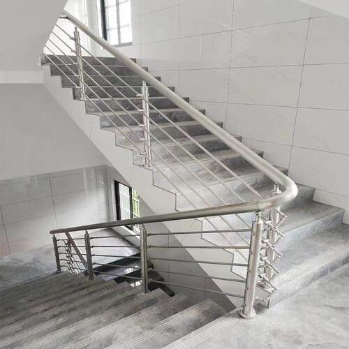 不锈钢楼梯扶手自装室内家用阳台护栏栏杆现代简约穿拉丝扶手围栏
