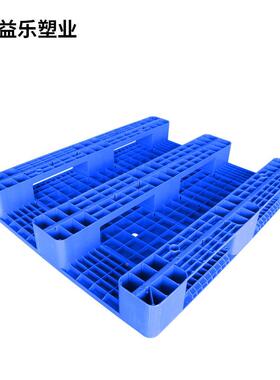 厂家1210川字平平面托盘蓝色塑胶货架板物NUL流托仓卡储板塑料盘