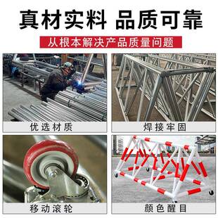 拒马防撞761护栏机关单加位门口可移路障护学校幼栏动儿园油站阻