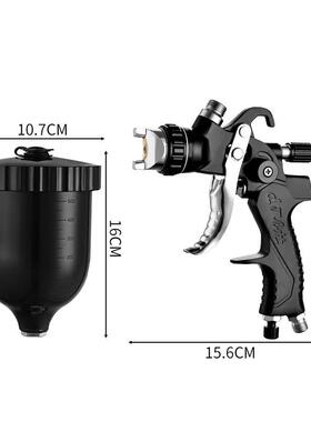2SIK008黑色汽.高雾化面漆车1.4/1.7/2油0mm上壶式喷枪气动漆喷枪
