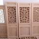 实木新中屏风隔断仿古门006窗花格镂镂空榫卯构白结胚松木空雕式