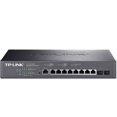 普联TP-LINK 全千兆二层网管POE供电以太网交换机8口16口24口48口