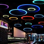 酒吧氛围灯电玩城清吧酒馆音乐餐吧烧烤店主题餐厅灯大厅气氛吊灯