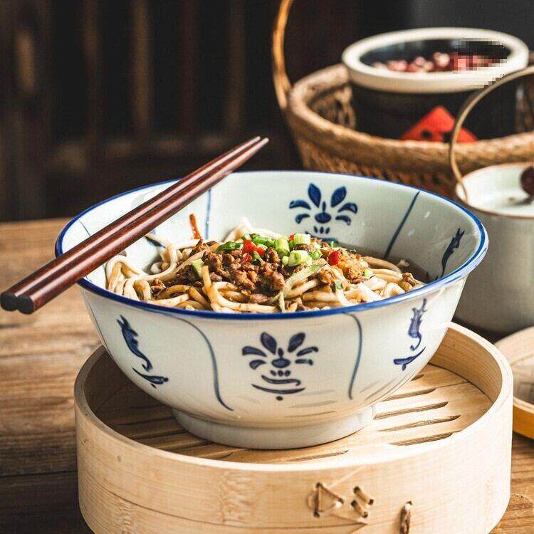 寸条碗嗦粉碗用漂亮的碗饭温青花瓷碗餐具老式碗面碗家10167364菜