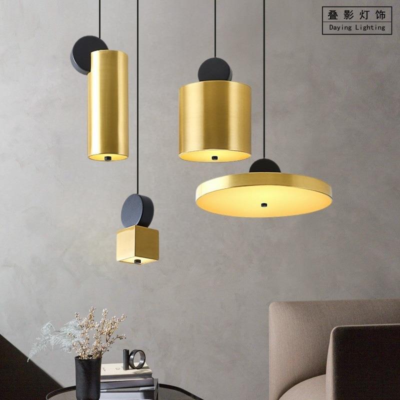 后现代创意极简个性设计师卧室床头客厅餐厅吧台样板房公寓吊灯