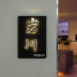 金属不锈钢悬空发光字店铺门牌定制字体发光灯箱创意广告公司招牌