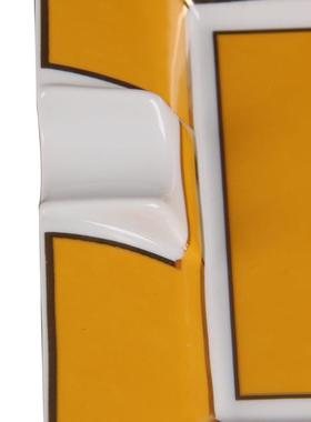 ASIK雪RLA100N陶瓷茄烟灰缸经典两烟槽雪灰茄烟灰缸家用烟缸