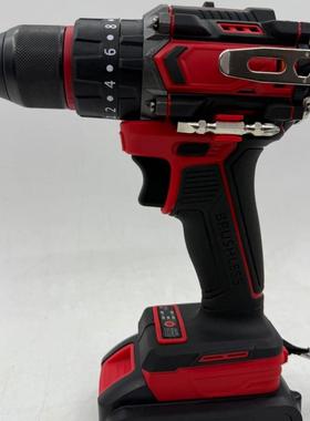 跨境品私模21463v无刷冲电手电钻电动工具家质用工钻击业锂电钻手