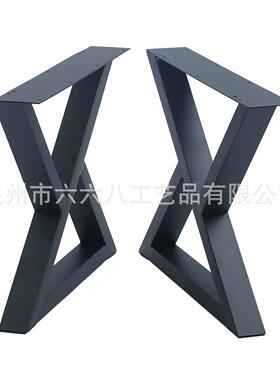 现货创意桌物桌艺脚隔板支架置架腿桌架OUM厂家铁搁板支架落地架