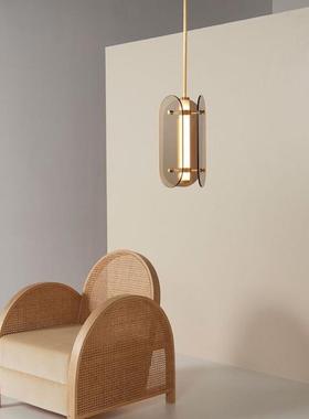 北玻个璃床头吊性轻奢卧室欧玄关吊灯样板房69227高级感客厅餐厅