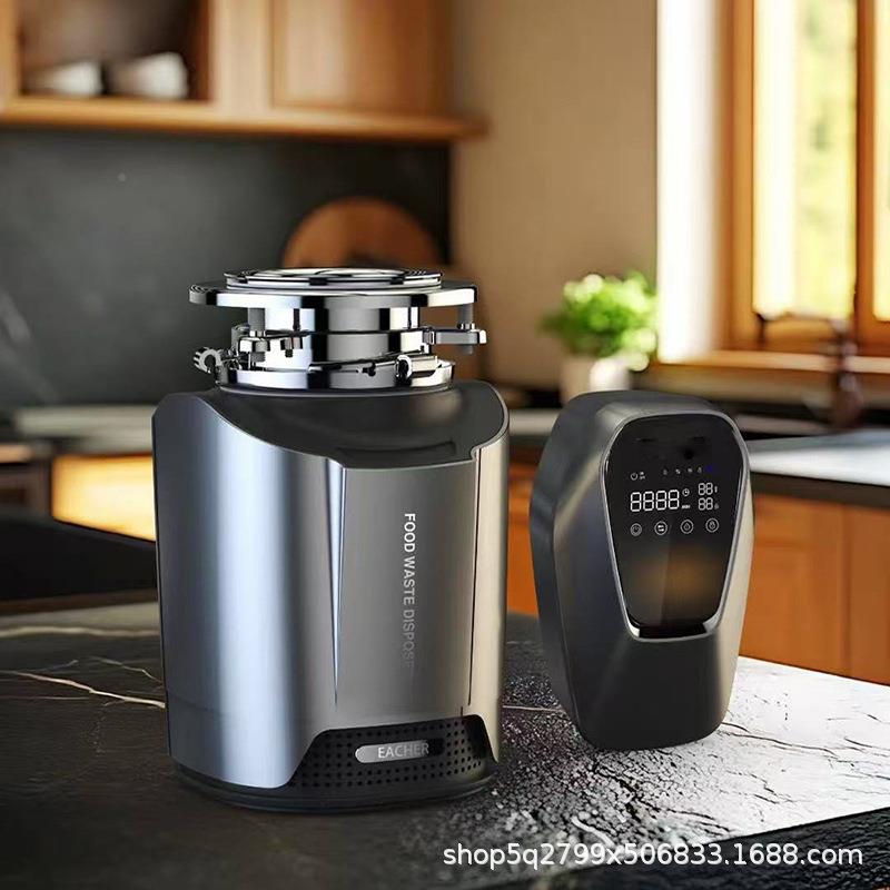 X10X20垃圾碎理器家用静音食处理器餐厨余水槽下水道物处垃圾粉机