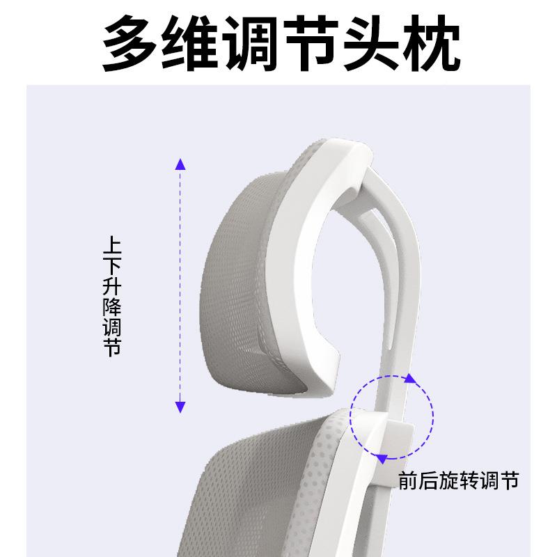 办舒公椅家用适久工人体学椅职员会议椅网8081布转椅坐学生宿舍电