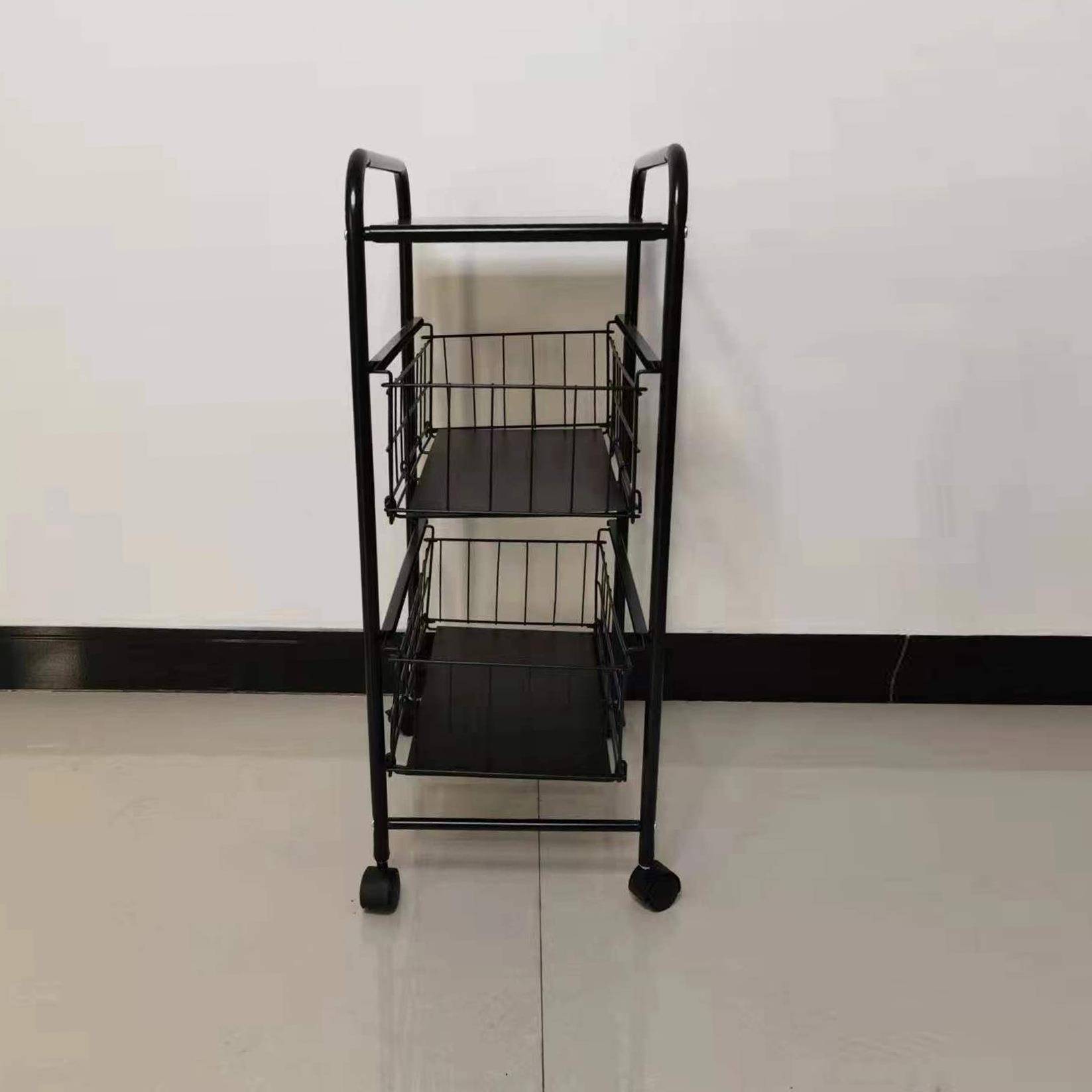 收纳置物架生间浴厅夹室缝厨房窄柜冰收纳置物箱洗衣机客落地式卫