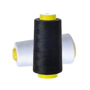 涤4纫02缝402缝纫线000码 成箱黑白高速纶缝纫线3制衣线