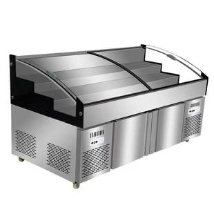 544阶梯展三示餐厅凉菜熟食卤菜烧烤商用冷柜藏柜冰柜保鲜冰柜冷