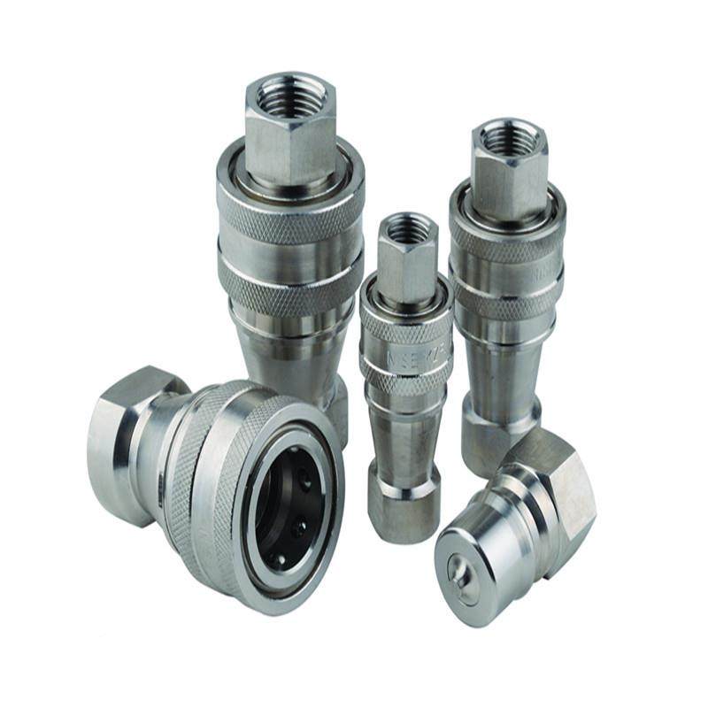 KZF压3HUA4式不锈钢开闭自封内螺纹防锈腐0蚀耐高温油管高快速接