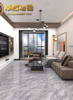 金全瓷抛大理石高中灰色云灰石档瓷砖00*800客餐厅卧室刚耐磨地板