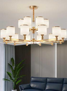 轻奢欧式客厅吊灯后现代高墅档气餐57785家大用厅灯臂发光别大厅