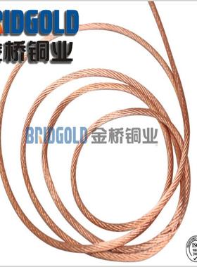 厂家直销多TJR-15股软紫铜线接地开关T铜JR裸绞铜镀锡软铜绞线绞