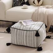 法式 坐墩蒲客地厅毯多DUY用懒人米沙发阳团台飘窗榻榻垫地上看书