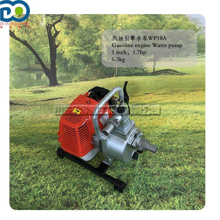 二冲程汽油机自吸水泵 别墅园林花园灌溉泵 农村菜园子浇地水泵