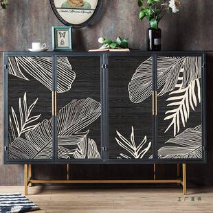 北欧复古旧家具装饰翻床贴纸自防水F969S97T防潮头新柜改粘色贴膜