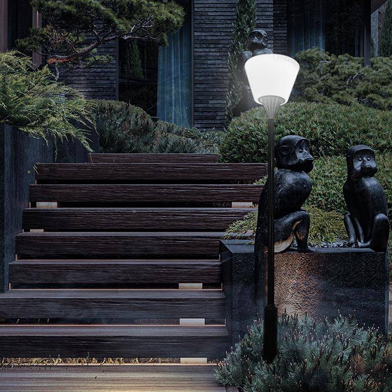 华俊景观照庭灯小区公园路明灯可做太阳能路灯遥控户HJ3110K3道外