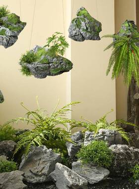 PMST001仿饰真石头林园假山造景装室内装饰泡沫假石头创意空悬景