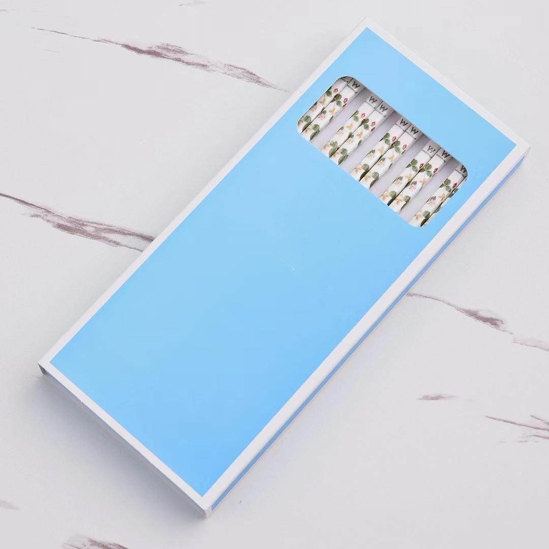 欧式防瓷筷子防滑霉具10双套装家用环保耐骨高温CSO餐公筷礼品