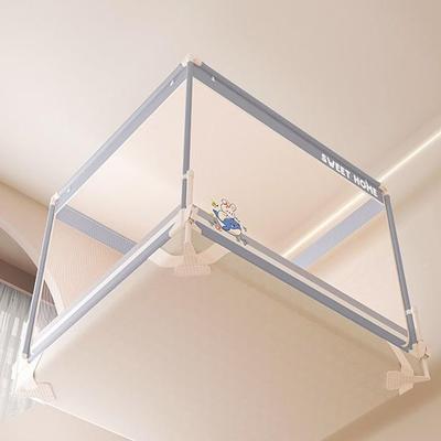 202开5新款a类围栏卡扣防摔安坐2511床蚊帐家卧室三门免装蚊用帐