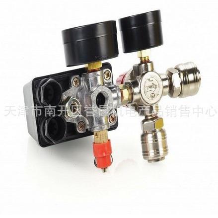 四圆调压阀孔欧式调压阀接头出气总成形空压机配件