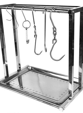 现货商烤鸭A075GRJ0挂架烧台桌上挂肉架不用钢饭店烤肉家用烤锈鹅