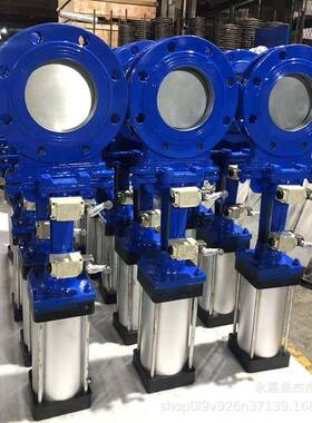 优惠气动刀闸阀P0Z673H阀-1C浆254插液阀板刀型闸阀排渣阀