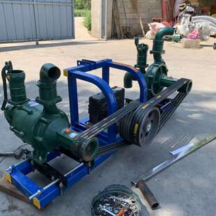 柴油抽水浇地八寸泵 拖车款式12寸大泵车组 手推式自吸泵高压泵