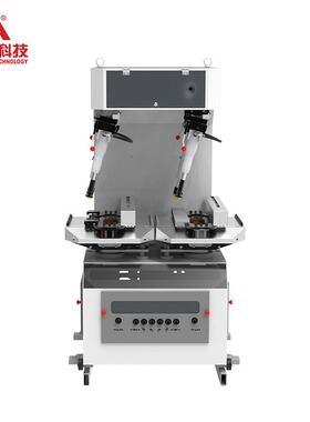 全新鞋机 厂家直销 广东胜大 智能墙式数据互联双工位压底机