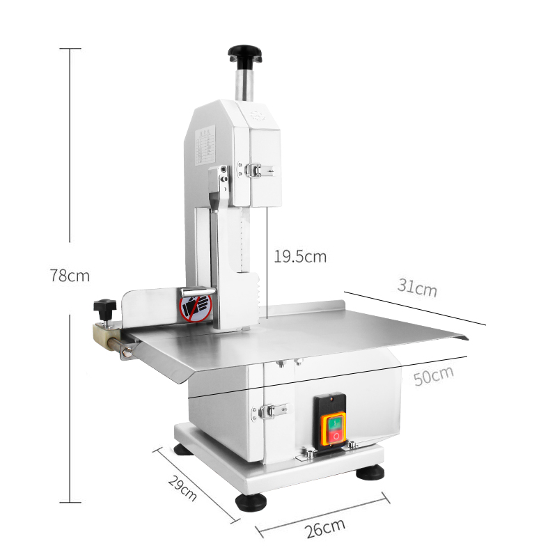 商用锯骨机家用小型剁切排骨骨头冻鱼肉猪蹄牛排自动切割机0