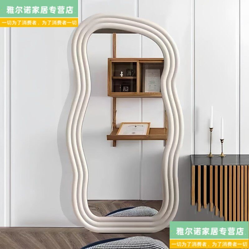 镜子装饰边框边缘diy材料包改造边框边角周围包边黏土奶油泡泡镜