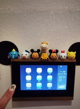 【新家的一百个快递】DIY可视门铃玄关装饰摆件开关面板装饰品